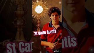 Saint Carlo acutis carloacutis shortsfeed shorts saintoftheday christianstatus [upl. by Nuahsar]