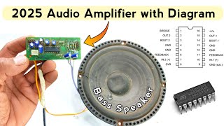 2025 Amplifier बनाना सीखें Diagram के साथ  2025 amplifier circuit diagram [upl. by Eitra]