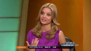 Miranda Kerr ktla5 News HD [upl. by Romola269]