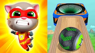 Going Balls VS Talking Tom Hero Dash Discover all the heroes All Bosses Top Tiktok Gameplay zxiyer [upl. by Yuille198]