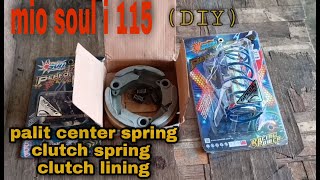 mio soul i 115 clutch lining palit center springclutch spring and clutch lining [upl. by Ferne]