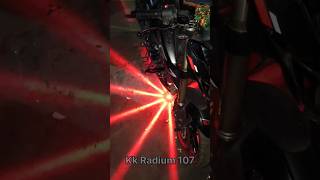 Star Led Light For bike 😎💥 star neon shortsfeed viralshorts [upl. by Amiarom]