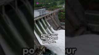 How hydropower plant works shorts [upl. by Yelram309]