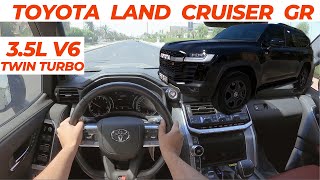 NEW Toyota Land Cruiser GR Test drive Sport Mode [upl. by Brufsky]