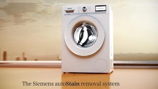 Siemens washing machines AutoStain removal [upl. by Enilrae138]