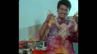 Rajendra Prasad Funny Chicken Comedy scene [upl. by Acinom405]