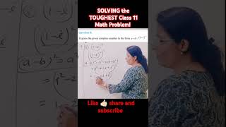 SOLVING the TOUGHEST Class 11 Math Problem Complex NoQ8 complexnumbers [upl. by Heidie]