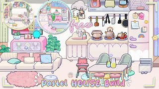 Pastel Free House Build  Avatar World House Maker [upl. by Brelje316]