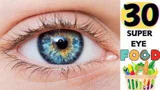 30 Best Foods for Eye Health and Vision [upl. by Hcahsem550]