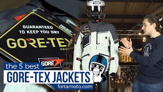 5 BEST waterproof GORETEX motorcycle jackets  FortaMotocom [upl. by Joselyn780]