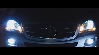 How To Upgrade LED Fog Lights on Mercedes W164  LED Fog Lights on ML500 [upl. by Jany520]