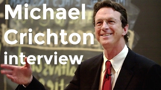 Michael Crichton interview on quotPreyquot 2002 [upl. by Ledniahs316]