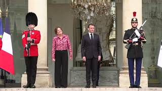 Des gardes britanniques à lElysée pour célébrer 120 ans dEntente cordiale  AFP Images [upl. by Ace]