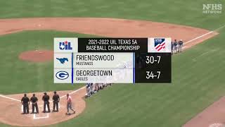 2022 5A UIL State Tournament Championship Georgetown HS v Friendswood HS [upl. by Tranquada296]