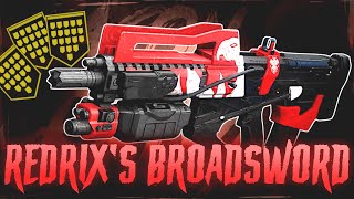 Redrix Broadsword is FINALLY Insane  BUT You Cant Get it Bungie Fix This [upl. by Oleic]