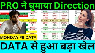 FII DII Data Analysis For monday 1 december 🚀 monday fii data analysis for niftyview [upl. by Cranston]