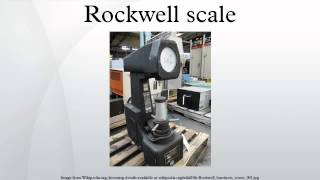 Rockwell scale [upl. by Holzman966]