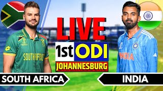 India vs South Africa 1st ODI  India vs South Africa Live Score  IND vs SA Live Score amp Discussion [upl. by Procto]