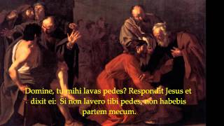 Mandatum Novum  Holy Thursday Antiphons Gregorian Chant [upl. by Abihsat86]