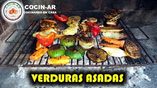 Verduras asadas a la parrilla COCINAR [upl. by Asum]