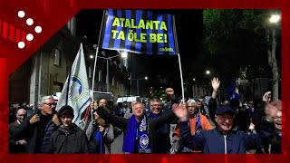 Atalanta in finale di Europa League tifosi in festa dopo la vittoria contro il Marsiglia [upl. by Odranreb566]