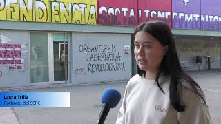 Llibertat dexpressió o universitats neutrals La justícia ordena tapar el mural de la UAB [upl. by Auhsot]