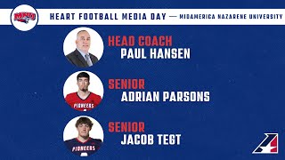 2024 Heart Football Media Day — MidAmerica Nazarene University [upl. by Eiramoj]