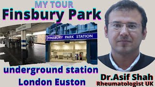 Finsbury Park underground 🚊 to London Euston   Dr Asif [upl. by Atikel]