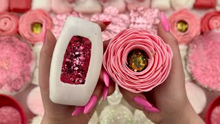 ASMR Video Crushing soap boxes with glitters and foam  Peeling off the film  Cutting soap cubes [upl. by Gaal]