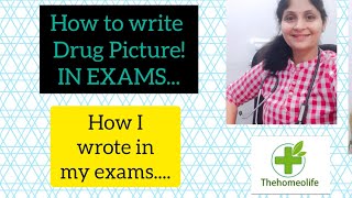 How to write drug picture in exams  Homeopathy  Materia Medica  Drug Picture  The Homeolife [upl. by Adnalram]