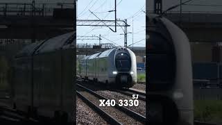 SJ X40 3330  Upplands Väsby [upl. by Ajup44]