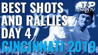 Best Shots And Rallies  Cincinnati 2019 Day 4 [upl. by Kiri892]