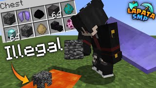 I Destroy Every illegal item in this Minecraft SMP  Lapata SMP S313 [upl. by Engelbert919]