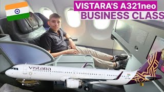 Vistaras Airbus A321neo BUSINESS CLASS review  Delhi to Mumbai  UK963  VTTVF [upl. by Romney325]