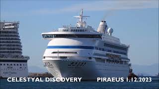 CELESTYAL DISCOVERY arrival at Piraeus Port [upl. by Hindu]