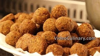 Falafel Recipe  Vegan Middle Eastern Food  Video Culinary [upl. by Hersch]