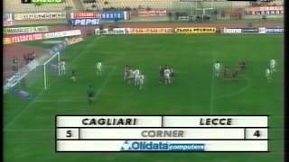 CagliariLECCE 0 a 0 del 19 dicembre 1999 telecronaca secondo tempo [upl. by Onstad]