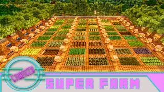 Minecraft Pams Harvest Craft Farm and Orchard Tutorial Stud Tech Reloaded Ep12 [upl. by Llehcear]