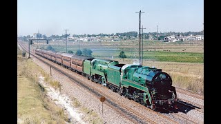 Steam locomotives 3801 amp 3830  Maitland tour  March 1998  cab ride amp track side footage [upl. by Barkley]