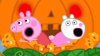 Peppa Pigs Big Pumpkin Party 🎃 Halloween 🎃 🐷 We Love Peppa Pig [upl. by Ahsea]