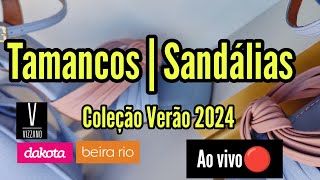 TAMANCOS  SANDÁLIAS  RASTEIRINHAS  DAKOTA CALÇADOS  BEIRARIO CALÇADOS VERÃO 2024 ✨✨ [upl. by Akcemat548]