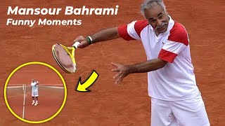 Tennis  The Greatest Showman Mansour Bahrami  Funny Moments MansourBahram FunnyTennisMoments [upl. by Clifford]