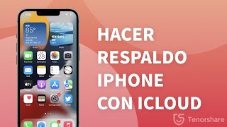 Cómo hacer copia de seguridadrespaldo iPhone con iCloud [upl. by Yntirb]