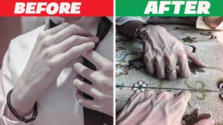 get Veiny hands permanently  in Less than 3 min at Home [upl. by Caesar]