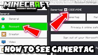 HOW TO SEE GAMERTAG IN MINECRAFT  CGDEVMC [upl. by Yonah305]