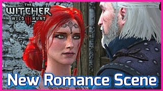 Witcher 3 ► NEW TRISS ROMANCE SCENE at Kaer Morhen Patch 110  The Broken Bed [upl. by Lenhard]