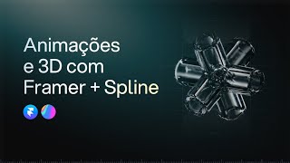 Animações e 3d com Framer  Spline [upl. by Alhak]