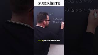 🔢¡La manera más fácil de calcular 7 dividido entre 333 ✨ [upl. by Htevi]