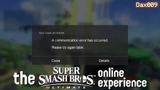 The Smash Bros Ultimate Online Experience  Dax009 [upl. by Canada555]