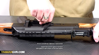 How to attach and adjust the mount for AK  Airsoft Manuals [upl. by Ynes]